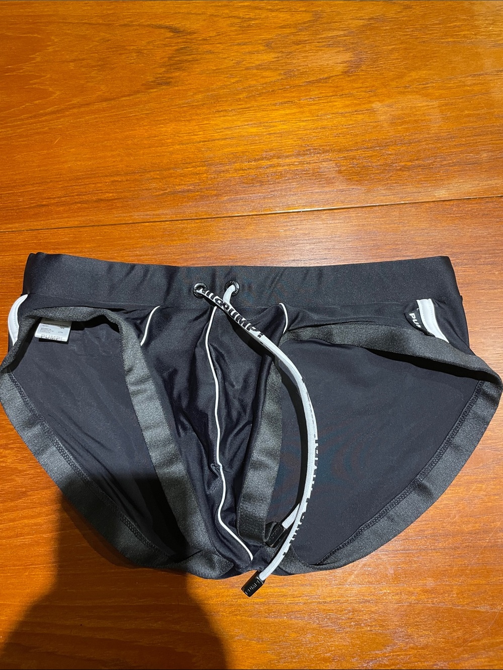 Pump! black swim briefs